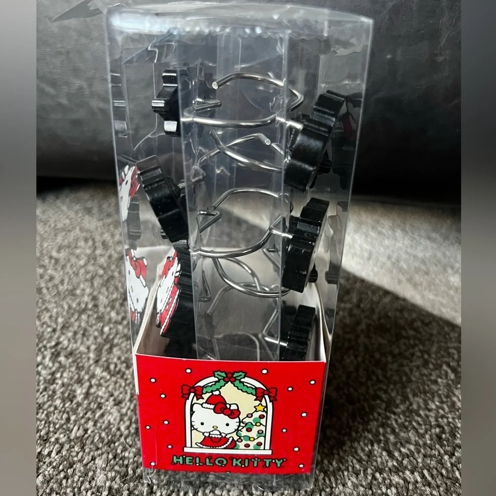 Hello Kitty Christmas Holiday Bathroom Shower Curtain Hooks